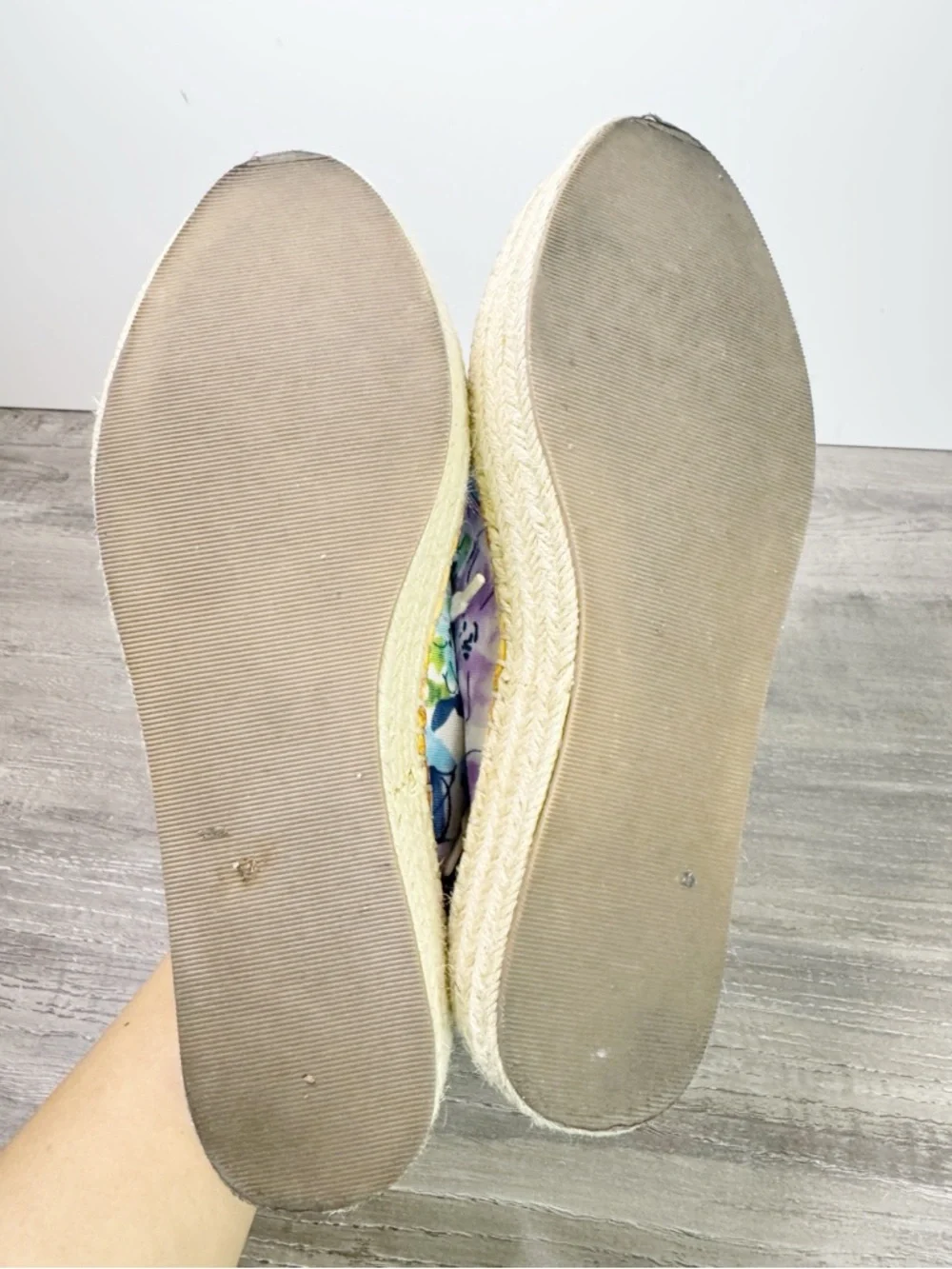 Coconuts Matisse Grateful Floral Canvas Espadrille PlatformSneakers size 7